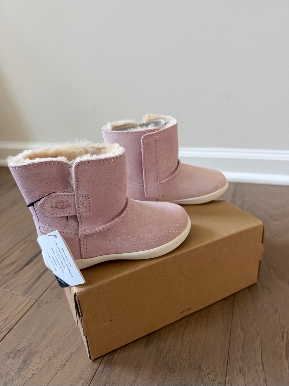 UGG Kids Keelan Pink Booties
